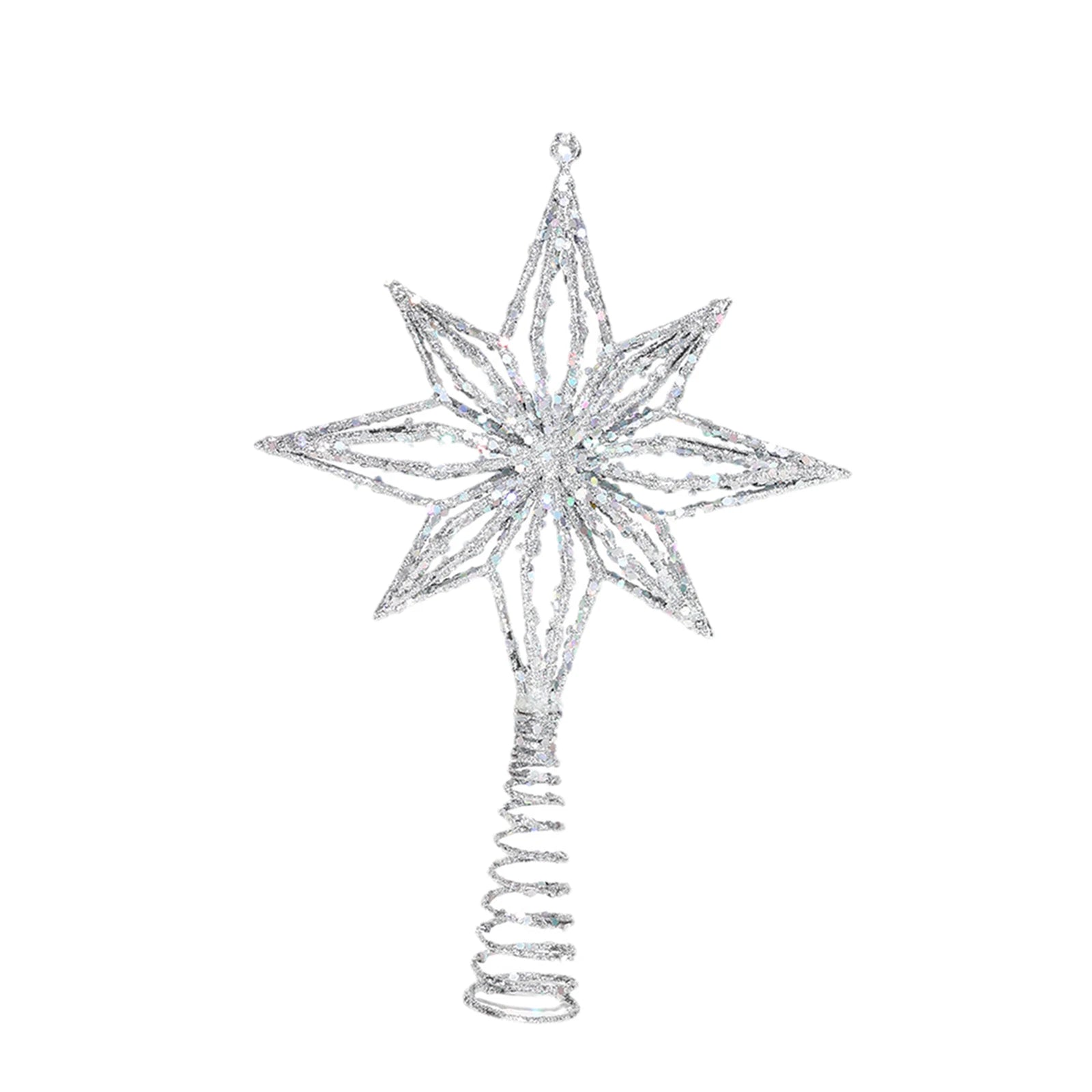 Star Christmas Tree Topper Gift Xmas Decoration for Bar Indoor Holiday Decor Hollow Design Holiday Decoration Christmas Decor