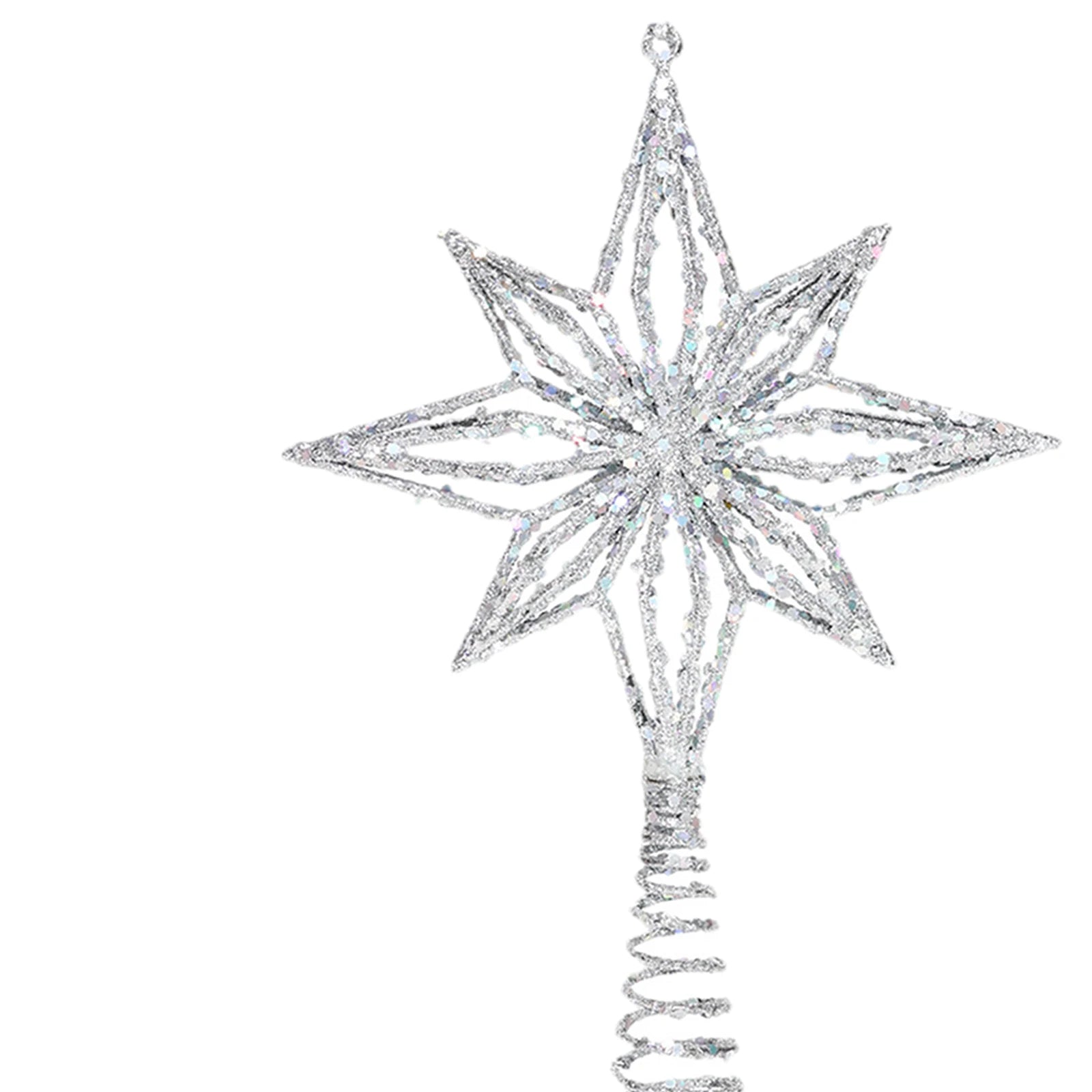 Star Christmas Tree Topper Gift Xmas Decoration for Bar Indoor Holiday Decor Hollow Design Holiday Decoration Christmas Decor