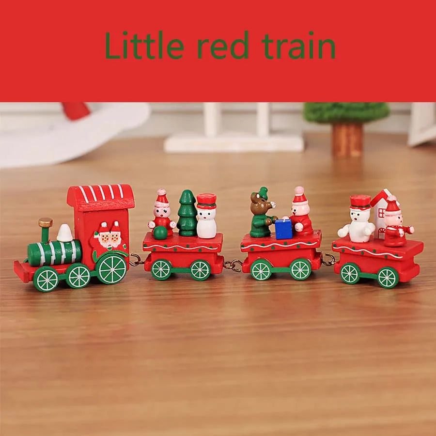 Christmas Train Merry Christmas Decorations For Home 2024 Cristmas Ornament Xmas Navidad Noel Gifts Happy New Year 2025 Gifts